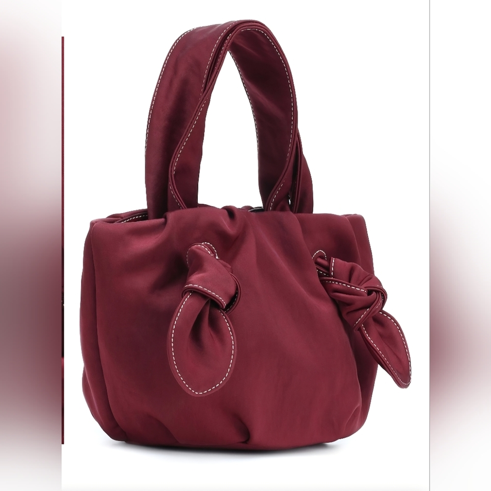 Staud Ronnie Bag In Burgundy
